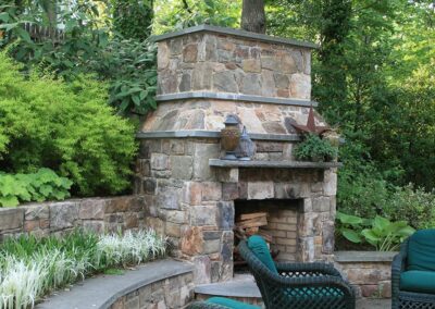 Landscape Design Chevy Chase Fireplaces Hero