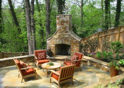 Landscape Design Chevy Chase Gallery Fireplaces 11